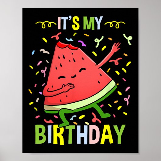 私の誕生日すいか ポスター (正面)