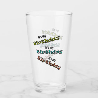 私の誕生日だ タンブラーグラス