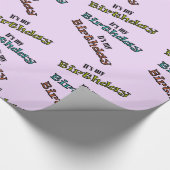 私の誕生日だ ラッピングペーパー (角)