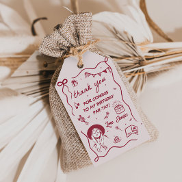 私の誕生日でエラレトロ誕生日 ギフトタグ