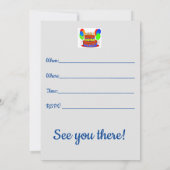 私の誕生日で君は招待され 招待状 (裏面)