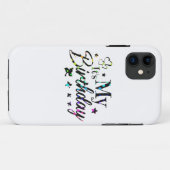私の誕生日に虹の輪の文字 Case-Mate iPhoneケース (裏面(横))