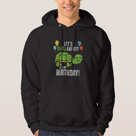 私の誕生日のカメの恋人をシェラブレート保する パーカ (正面)