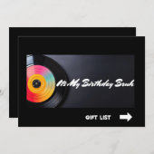 私の誕生日のブラ 招待状 (正面/裏面)