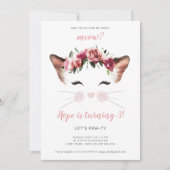 私の誕生日の招待を受けてくれるの？ 招待状 (正面)