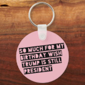 私の誕生日の願いトランプはまだpresている。 キーホルダー (正面)