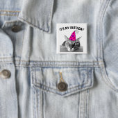 私の誕生日のTABBY CATボタン 缶バッジ (インサイチュ)