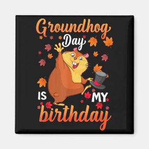 私の誕生日はグラウンドホッグデー 2月2日, ハッピーグラウンドホッグ マグネット