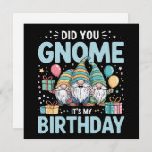 私の誕生日はノームが知ってる ノームズパーティー ノーム シーズンカード (正面/裏面)