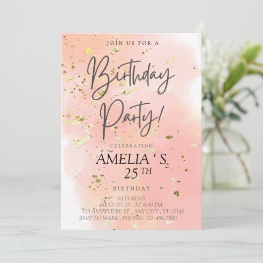 私の誕生日を祝おう! 招待状 (スタンド正面)