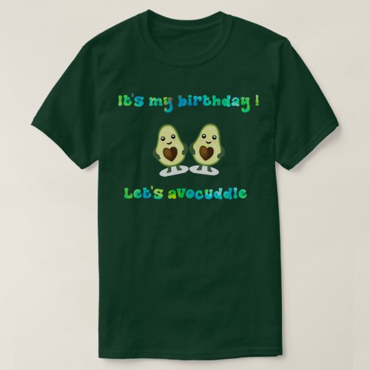 私の誕生日を避けよう Tシャツ (デザイン正面)