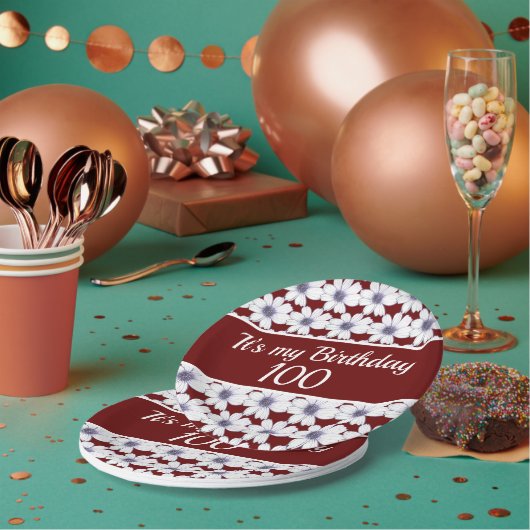 私の誕生日カスタム誕生会だ ペーパープレート (複数)