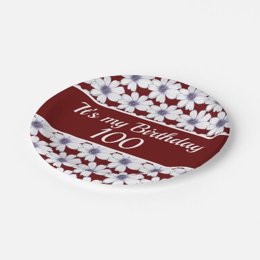 私の誕生日カスタム誕生会だ ペーパープレート (アングル)