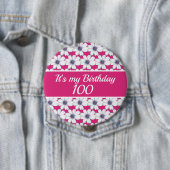 私の誕生日カスタム誕生日15cmスクエアBadg 缶バッジ (インサイチュ)