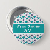 私の誕生日カスタム誕生日 缶バッジ (正面&裏面)