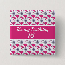 私の誕生日カスタム誕生日 缶バッジ