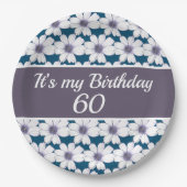 私の誕生日カスタム ペーパープレート (正面)