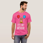 私の誕生日キツネ誕生日パーティーキツネ Tシャツ (正面フル)