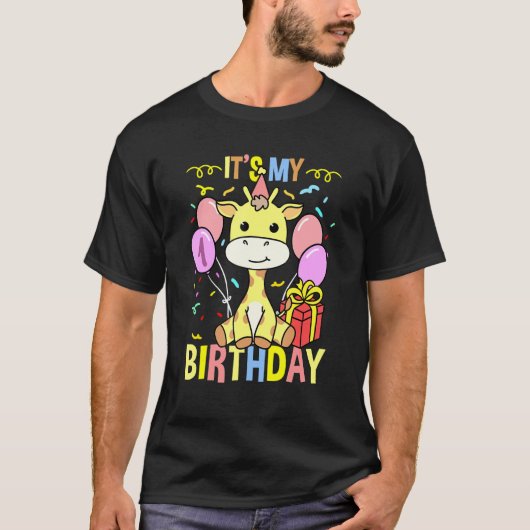 私の誕生日キリン Tシャツ (正面)