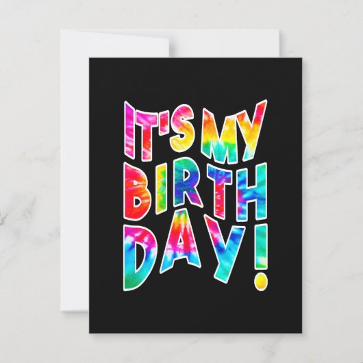 私の誕生日ギフト サンキューカード (正面)