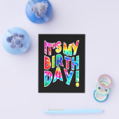 私の誕生日ギフト チラシ (シングル)