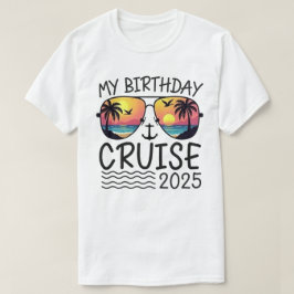 私の誕生日クルーズおもしろいギフト2025レトロ Tシャツ