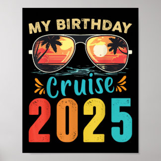 私の誕生日クルーズ 2025 パーティークルーズ 誕生日休暇 ポスター