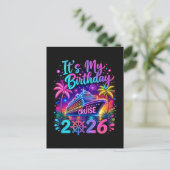 私の誕生日クルーズ 2026 インビテーションポストカード (スタンド正面)