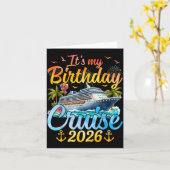 私の誕生日クルーズ 2026 パーティークルーズ 誕生日 カード (黄色い花)