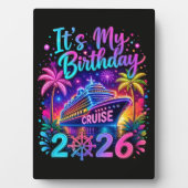 私の誕生日クルーズ 2026 フォトプラーク (正面)