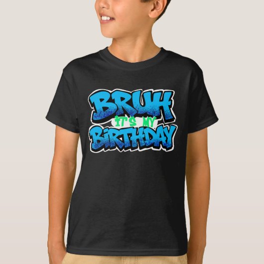 私の誕生日シャツです Tシャツ (正面)