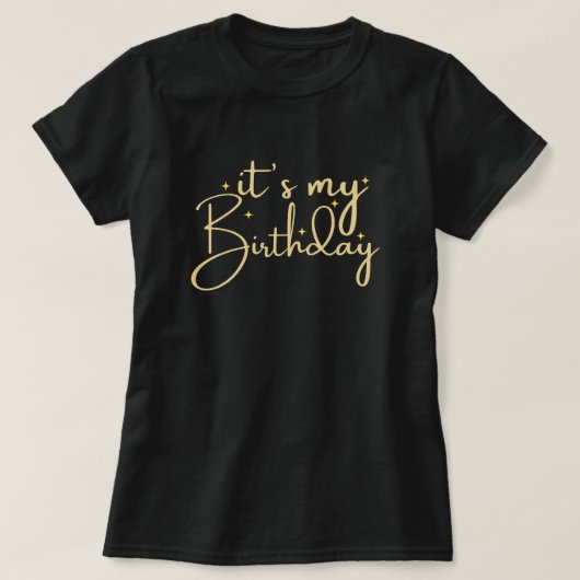 私の誕生日シャツ、誕生日シャツ、誕生 Tシャツ (デザイン正面)