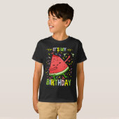 私の誕生日スイカ Tシャツ (正面フル)