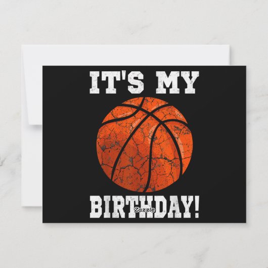 私の誕生日バスケットボールラバーギフトヴィンテージRet シーズンカード (裏面)