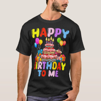 私の誕生日パーティーにお誕生日おめでとう Tシャツ