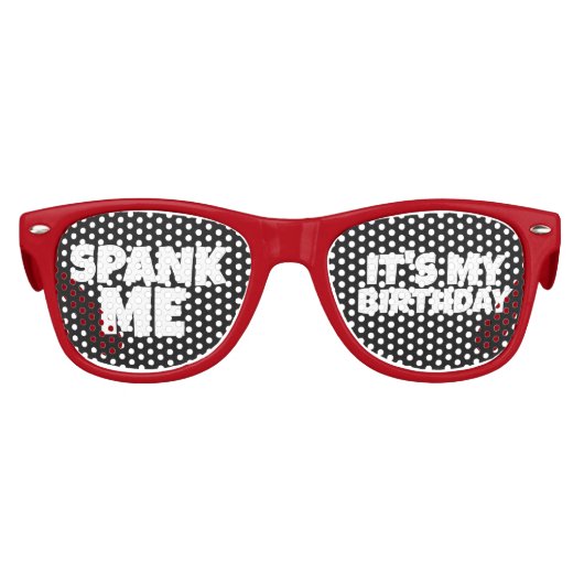 私の誕生日パーティーのサングラスおもしろいだ キッズサングラス (正面)