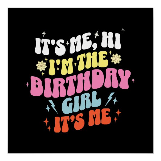 私の誕生日パーティーの女の子たち ポスター (正面)