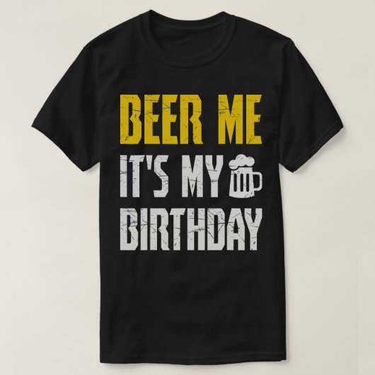私の誕生日パーティーの恋人たちをビール Tシャツ (デザイン正面)