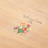 私の誕生日パーティーへようこそ (2) アクリル招待状 (レイダウン)