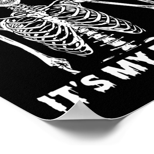 私の誕生日パーティーハッピーハローウィン誕生日 ポスター (角)