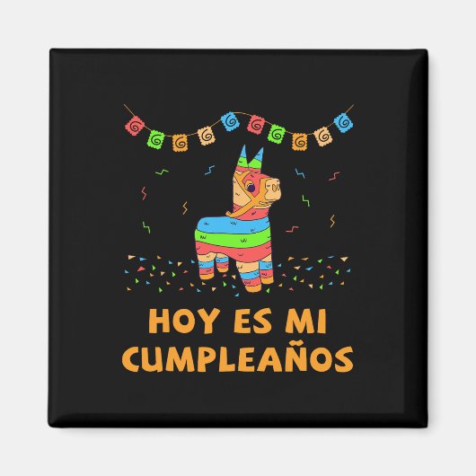私の誕生日パーティーピニャータ シンコデマヨ マグネット (正面)