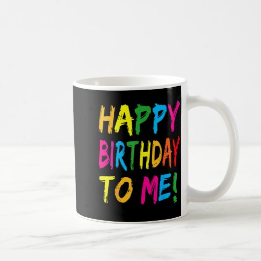 私の誕生日パーティー お誕生日おめでとう コーヒーマグカップ (右)