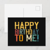 私の誕生日パーティー ポストカード (正面/裏面)