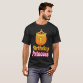 私の誕生日プリンセス1歳ハロウィーン1st tシャツ (正面フル)