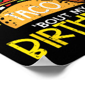 私の誕生日メキシコおもしろいパーティーBo ポスター (角)