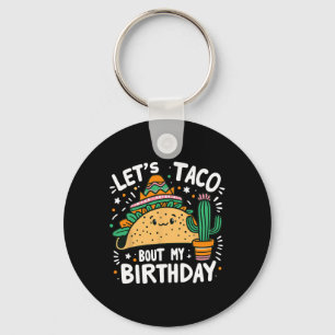 私の誕生日メキシコのタコパーティー少年について キーホルダー