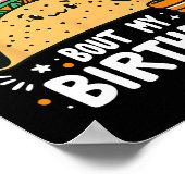 私の誕生日メキシコのタコパーティー少年について ポスター (角)