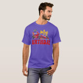 私の誕生日レーシングカーレトロ Tシャツ (正面フル)