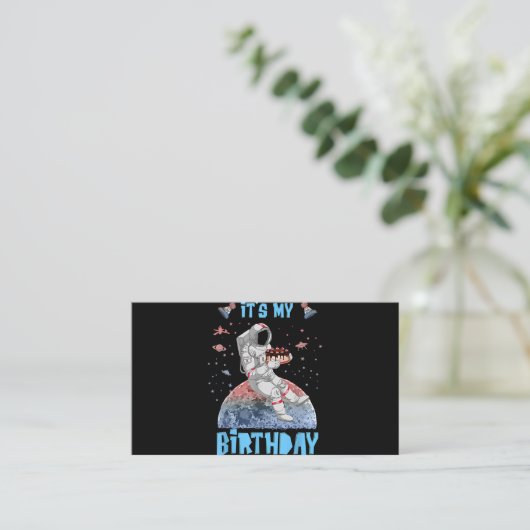 私の誕生日宇宙飛行士ユース・キッズ宇宙 エンクロージャーカード (スタンド正面)