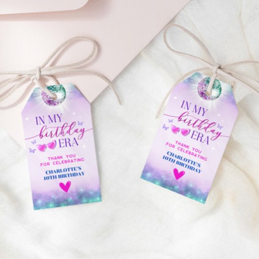 私の誕生日時代のラベル - ティーンの誕生日ガール ギフトタグ